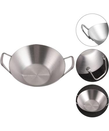 Zerodeko Small Condiment Dish with Ears Japanese Side Dishes Soy Sauce Dishes Sushi Dip Bowls Snack Dish Dipping Sauce Plate Sushi Dipping Bowl Home 304 Stainless Steel Korean The Dish 11X8.5CM Silver - Buy Online on GoSupps.com