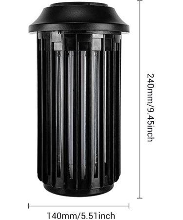 SEFAX Solar Mosquito Killer Lamp Outdoor Waterproof Mosquito Killer LED Electric Fly Trap Electric Shock Mosquito Killer for Bedroom Living Room Kitchen Office - Buy Online on GoSupps.com