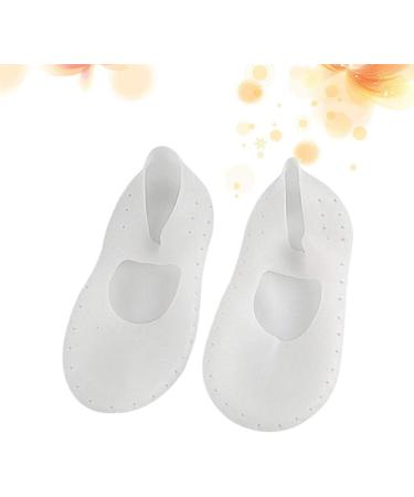 Exceart Short Invisible Waterproof Beach Socks | Cracked Skin Care | Breathable & Comfortable | Size S/L Skin Color & White - Buy Online on GoSupps.com