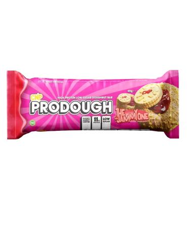 ProDough Mixed Protein Bar Kit - The Biscuit Glazed and Jammy Flavors 40g (Pack of 12 Jammy One Bar) Jammy One Bar Pack of 12