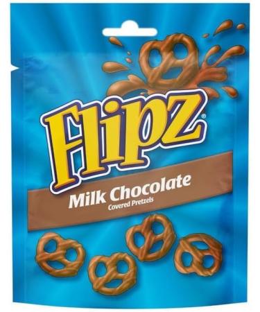 Chocolate Pretzel Bundle with Flipz Milk Chocolate Pretzels 90g x2 and Peanut Butter Pretzels 90g x2 (4 Pack) - Buy Online on GoSupps.com