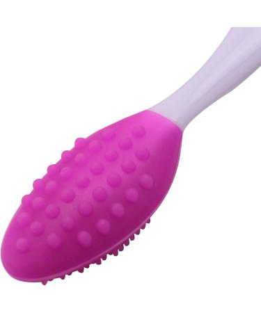 ZHONGHE 1Pc Soft Handheld Silicone Face Care Clean Brush Exfoliator Blackhead Removal Facial Cleansing Massager Brush Makeup - Buy Online on GoSupps.com