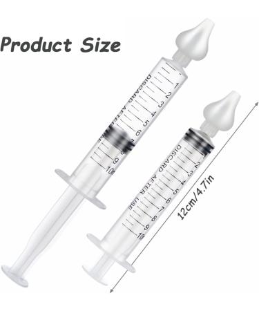 Nasal Shower Yutou 10ml Syringe - Safe Nose Cleaner for Newborns & Children | 4-Piece Set with Reusable Silicone Tip - International Shipping - Buy Online on GoSupps.com