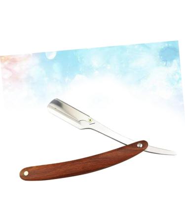 Fomiyes 3ST Safe Metal Straight Razor for Men | Professional Foldable Face Hair Razor | Premium Wooden Handle - Buy Online on GoSupps.com
