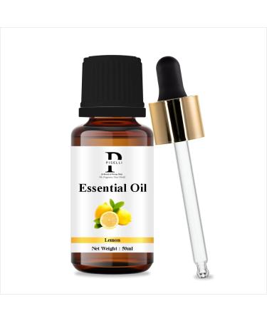 PISELLI Essential Oils Pure Essence: Unlocking The Secrets of Essential Oils - 30/50/100ml - 1.01/1.70/3.38 Fl Oz (30ml Lemon)