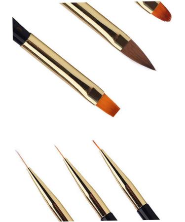 Nail Painting Liner Pen Double Head Nail Art Dual Use Nail Art Brush Gel Polish Nail Drawing Pen Brush Makeup Brush - Buy Online on GoSupps.com