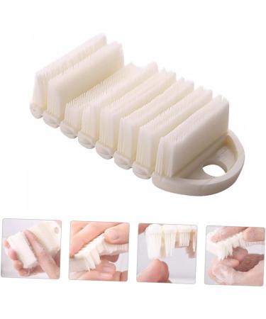 Ipetboom Nail Brush Hand and Nail Scrub Brush Fingernail Scrubber Manicure Brush Pedicure Dust Brush Finger Brush Manicure Tool Toe Brush Clean Polypropylene Wash White - Buy Online on GoSupps.com