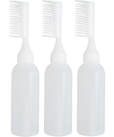 TARSHYRY Multipurpose Hair Dye Bottle with Scale Marking Uniform Coloring One Handed Operation for Root Comb Applicator Bottle PE Material - Buy Online on GoSupps.com