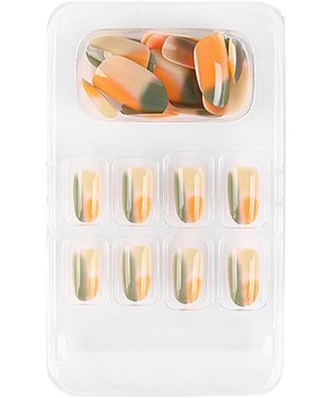 dijiusidy False Nail Fashionable Various Shapes Fingernail Full Coverage Strong Viscosity Adjustable Paster for Manicure Art 4 F741 4 1 count (Pack of 1) - Buy Online on GoSupps.com