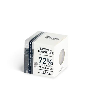 La Corvette Marseille soap cube OLIVE boxed ECOCERT 100g