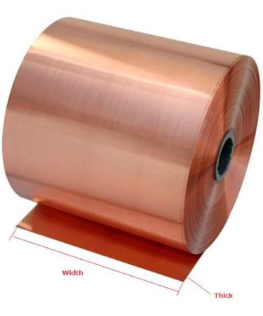 YebiO Pure Copper Tape Copper Skin Copper Foil Copper Skin Copper Sheet Grounding Copper Tape Grounding Copper Skin Red Copper Strip/0.02Mm*100Mm*1000Mm - Buy Online on GoSupps.com