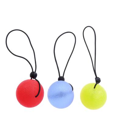 Gatuida Fitness Equipment 3 Pcs Grip Strengthening Ball Power Balls Training Exercises Squeezeball Sport Fitness Fitness Hand Therapy Balls