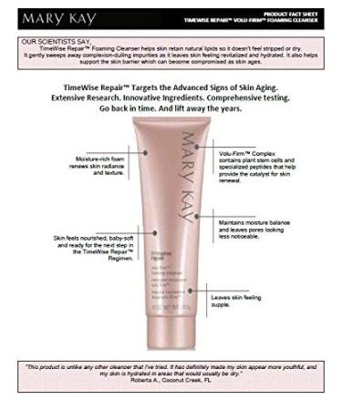 Mary Kay TimeWise Repair Volu-Firm Foaming Cleanser 4.5 oz. - Gentle Anti-Aging Face Wash - Buy Online on GoSupps.com