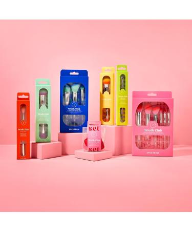 Spectrum Collections Brush Club Make Up Brushes Spectrum Makeup Brushes Set Including Foundation Contour and Concealer Brush with Hypoallergenic Bristles Blue 3 Piece Makeup Brush Set - Buy Online on GoSupps.com