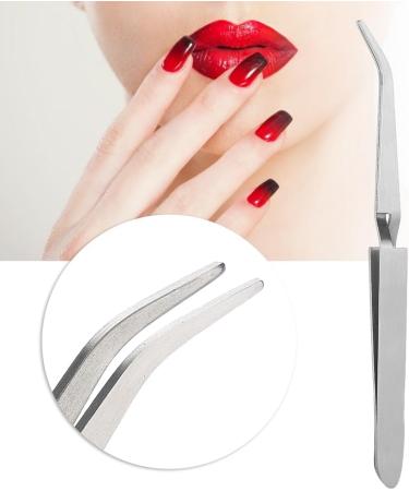 Tweezers Multifunctional Easy Operation Handle Cross Design Manicure Tweezer Double Ended Glossy Surface for Beauty Shop for Home - Buy Online on GoSupps.com