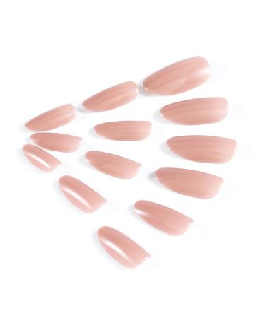 Brishow Dark Pink Artificial Nails - 24 Pcs Long Acrylic False Nail Tips for Women & Girls | International Shipping - Buy Online on GoSupps.com