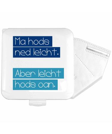 Bavariashop mask storage box mask box mask case ned light