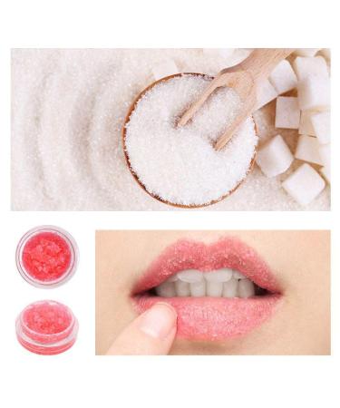 CAPTBRIGHT Double Effect Lip Scrub & Mask 2-in-1 Exfoliating Sugar Scrub & Hydrating Lip Balm | Enriched with Strawberry Shea Butter Vitamin E & C Beeswax | Lip Care for Dry Chapped Lips - Buy Online on GoSupps.com