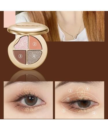 Eye and Cheek Palette Eye Shadow and Highlighter Highlighting Eye and Cheek Palette 4Color Eye and Cheek Palette Eye Shadow and Highlighter 02 - Buy Online on GoSupps.com