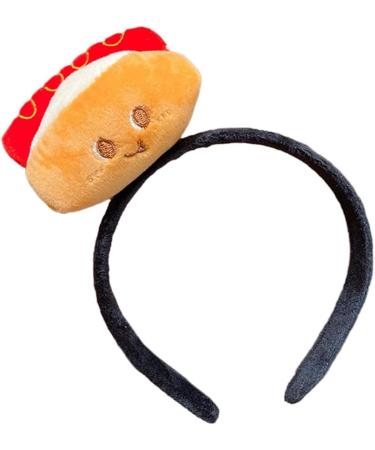 JSGHGDF Cute Stuffed Chicken Leg Shape Hair Hoop Women Spa Wash Face Makeup Headband for Photoshoots Halloween Hair Accessories French Fries Headban - Buy Online on GoSupps.com
