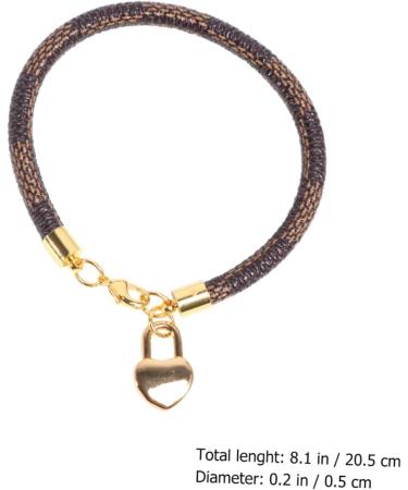 COLLBATH Bracelet Stripes Beach Bracelets Leather Bracelet Lady Bracelet Bangles Bracelets Bracelet Loving Heart Bangle Bracelets for Women Gift Bracelet Jewelry - Buy Online on GoSupps.com