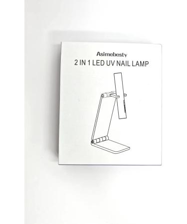 Asimebesty UV Lamps for Gel Nails Mini Handheld UV LED Nail Lamp with Stand Portable Rechargeable Nail Dryer with LED Screen 20/60/90S Timer Flash Cure UV Nail Lamp for Fast Drying Violet - Buy Online on GoSupps.com