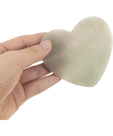 Nolitoy Mini Herz Daumen Sorgensteine - Jade Crystal Massage Stones for Meditation & Gua Sha - International Shipping Available - Buy Online on GoSupps.com