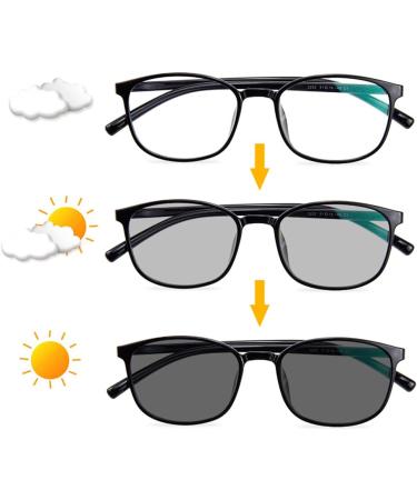 Eyephd Women's Outdoor Photochromic HD Progressive Multifocal Sunglasses - UV400 +1.0 to +3.0 Enlargement - Buy Online on GoSupps.com