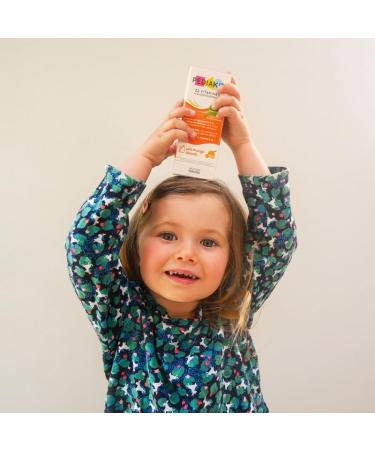 PEDIAKID - Natural Pediakid Food Supplement with 22 Vitamins and Trace Elements - Exclusive Agave Syrup Formula - Optimises Vitamins and Minerals - Apricot Orange Flavor - 125 ml Lacon - Buy Online on GoSupps.com
