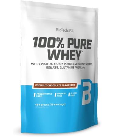Buy 2 x Biotech USA 100% Pure Whey Protein 454g - Bourbon Vanilla | International Shipping Available - Buy Online on GoSupps.com