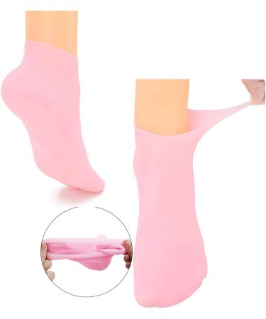 3 Pairs Silicone Socks Moisturizing Socks Soft Gel Socks Spa Pedicure Socks Silicone Moisturizing Socks for Dry Cracked Rough Feet Skin Foot Spa Gel Silicone Socks for Women Men Dry Cracking Skin - Buy Online on GoSupps.com