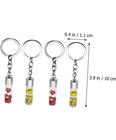ABOOFAN 20 Pcs Dried Flower Keychain Keychains for Car Keys Hanging Tube Keychain Miss Preserved Flower - Buy Online on GoSupps.com