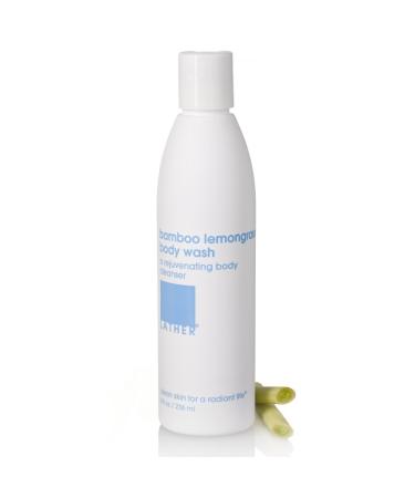 Lather Bamboo Lemongrass Body Wash 8 fl oz | Refreshing Natural Cleanser - Buy Online on GoSupps.com