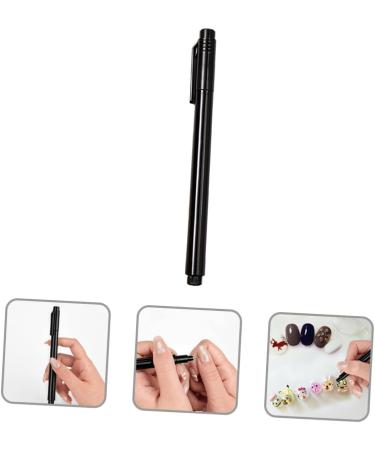 Nail Pen Gel Nail Tool Drawing Painting Liner Pens Extension Gel Pen Nail Drawing Pen Gel Nail Polish Nail Tools Nail Line Drawing Pen Tool Abs Practice Hands Decorative 14X1X1CM Black - Buy Online on GoSupps.com