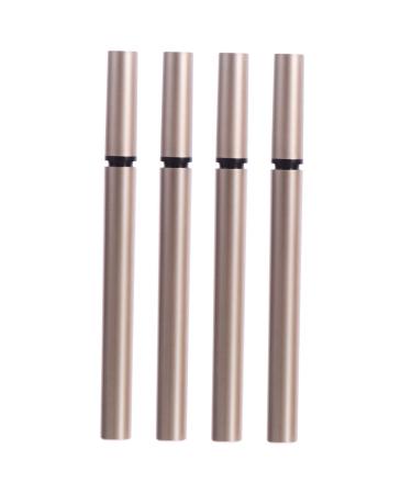 FOMIYES 4pcs Eyeliner Empty Eyeliner Pen Tube Makeup Artist Supplies Liquid Eyeliner Plastic Frosted