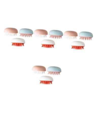 FOMIYES 12 STK Shampoo brush hair accessories hair accessories haircare cleaning brush cleaning ridge massage brush shampoo brushes with double usage itching.