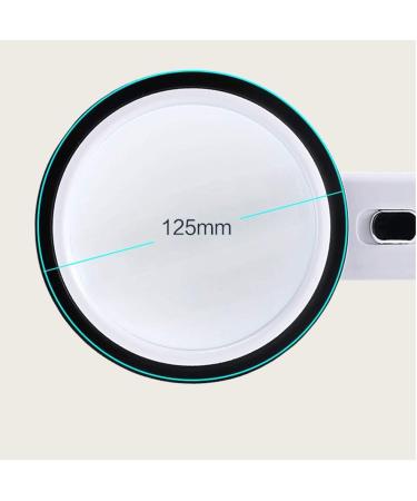30 Times Magnifying Glass 125MM Diameter with Lamp for The Elderly Reading Magnifying Mirror Good Times - Buy Online on GoSupps.com