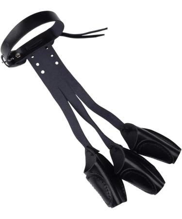 Leather Three Finger Tab Protector for Recurve Bow - Shooting Gloves Youth/Adult - S Black - Buy Online on GoSupps.com