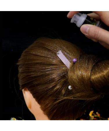 Maydear Holographic Glitter Spray - Cosmetic Grade for Face, Body, Nails - Silver Blue Pink - Perfect for Makeup, Festivals, Raves - Buy Online on GoSupps.com