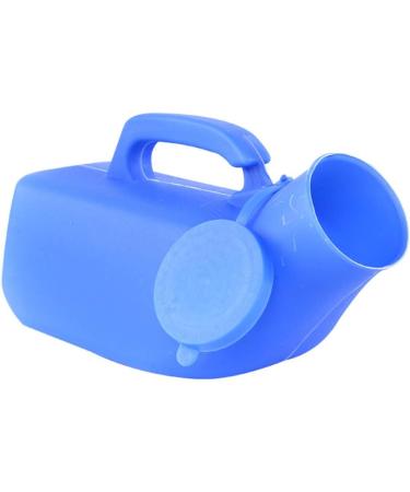 Thick Firm Portable Urinals for Men Blue 1000ML Portable Male Pee Leakproof Storage Urine Collector for Hospital Home Camping Car Travel - Buy Online on GoSupps.com