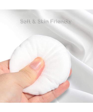 Shop Large Soft ENERGY Powder Puff with Ribbon - Ultra Soft Velour Applicator for Face & Body Powders | Washable & Perfect for Mineral Makeup - Buy Online on GoSupps.com