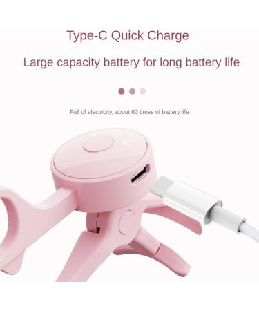Hfourhnik Electric Eyelash Curler with 3 Heating Model Portable Eye Lash Perm Shaping and Thermal Eyelash Clip Pink - Buy Online on GoSupps.com
