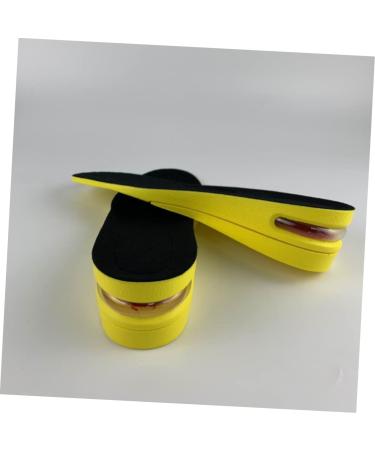 Buy Gatuida PU Insoles - Height Increase Inserts Shoe Lifts & Comfortable Shoe Pads for Women | Cuttable Design Black & Yellow - Buy Online on GoSupps.com