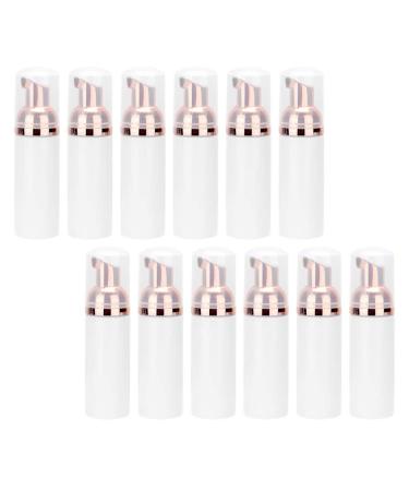 FRCOLOR 12pcs Plastic Foam Dispenser Bottle Empty Mini Foaming Pump Bottles Travel Cosmetics Refillable Containers for Shampoo Facial Cleanser Lotion (Rose Gold) As Shown - Buy Online on GoSupps.com