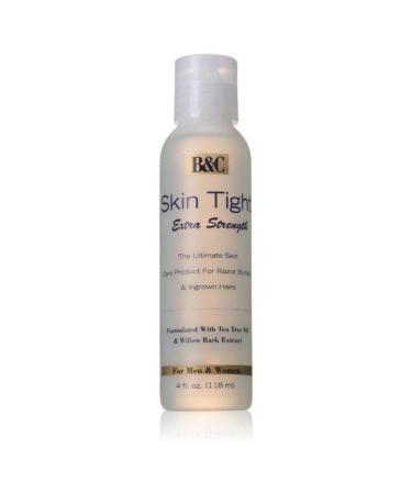 Skin Tight 4 Ounce Extra Strength For Razor Bumps & Ingrown Hair (118ml) (2 Pack)