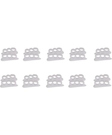 Ciwanning Toe Separator - Toe Corrector for Curled Toes & Blisters Relief - 1 Pair (White) - Buy Online on GoSupps.com
