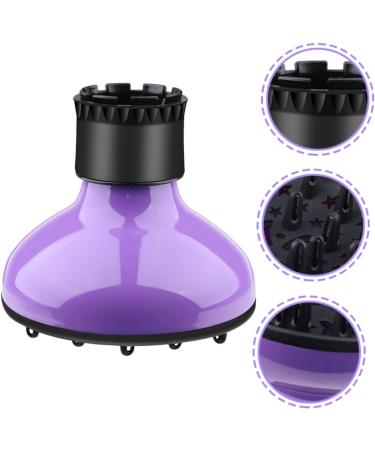 Buy NOLITOY Hair Dryer Hood - Travel Accessory for Curly Hair Durable Diffuser for Volume & Style Protective Purple Wave Cover - Buy Online on GoSupps.com