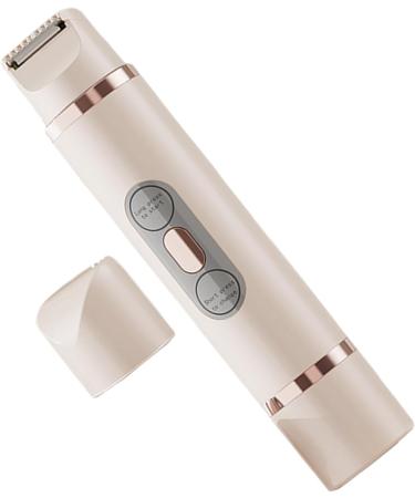 Rasoir lectrique Pour Femmes - pilateur Compact | Tondeuse Bikini Double T te Pour Jambes Visage Aisselles pilateur Miniature Beige - Buy Online on GoSupps.com