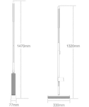 Cleaning The Floor 180 Foldable Mop Can Be Stored in A Standing Position Click Change of Rubber Cotton Housed Hand-Washing Mop Wet and Dryy Practical Smooth Sailing - Buy Online on GoSupps.com