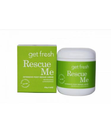 Get Fresh Rescue Me - Intensive Foot Cream for Dry Skin  Cracked Heels  and Calluses  with Shea Butter  Aloe  and Lemongrass  170g